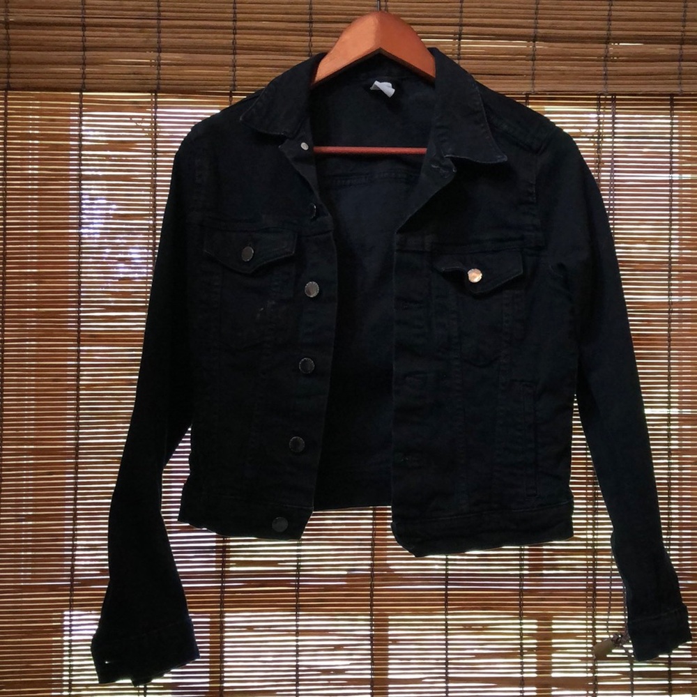 Size 6 Black Jean Jacket
